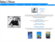 Tablet Screenshot of barbaraspeterson.com